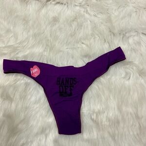 Y2K PINK Victoria's Secret Purple Thong